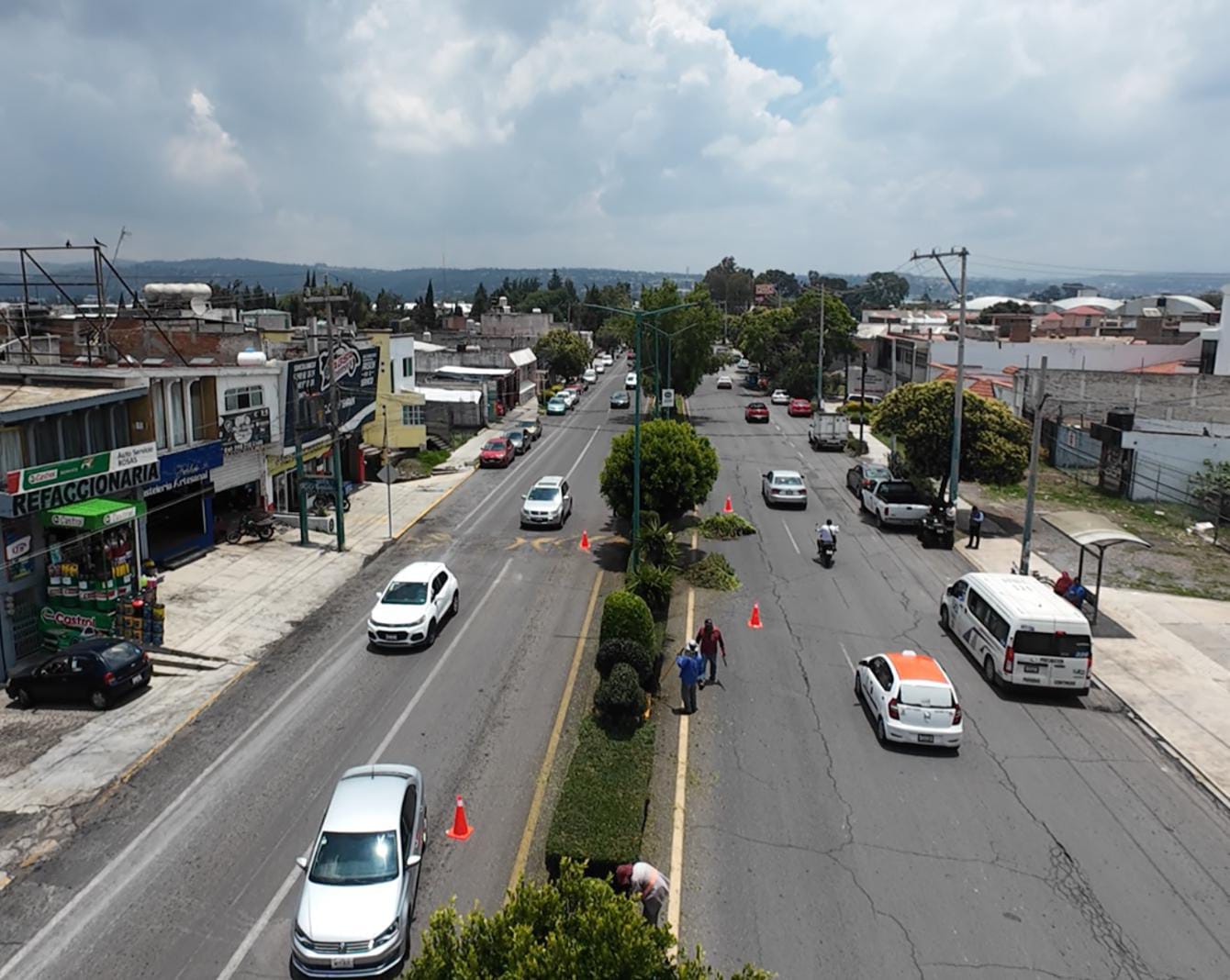 Chiautempan promueve el programa 'Senderos Seguros' con acciones en el bulevar Santa Ana - San Pablo